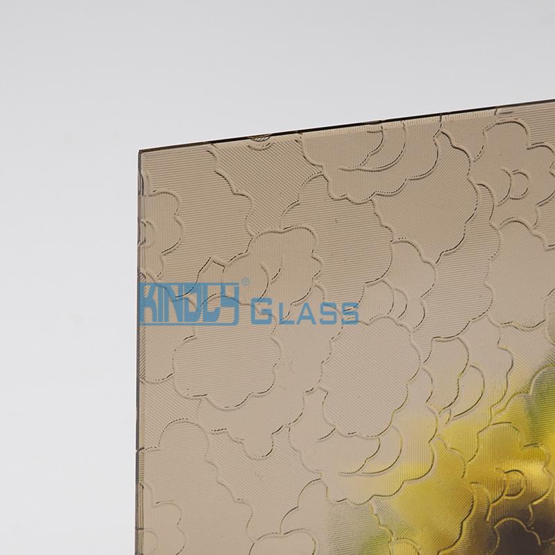 Bronze Moran Patterned Glass